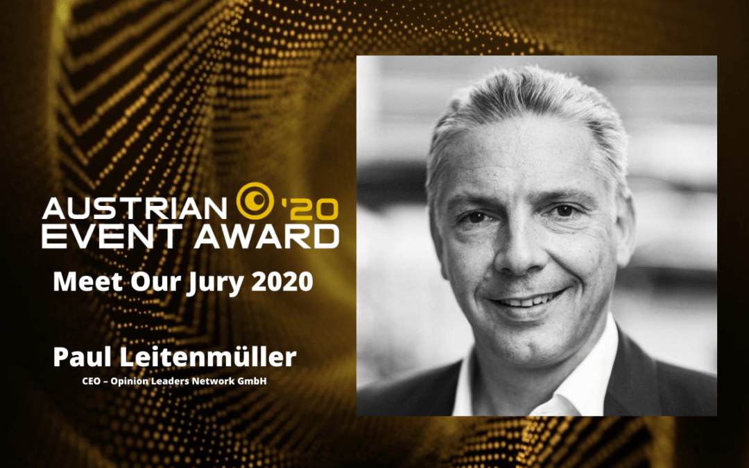Die Jury-Mitglieder des Austrian Event Awards im Gespräch: Paul Leitenmüller