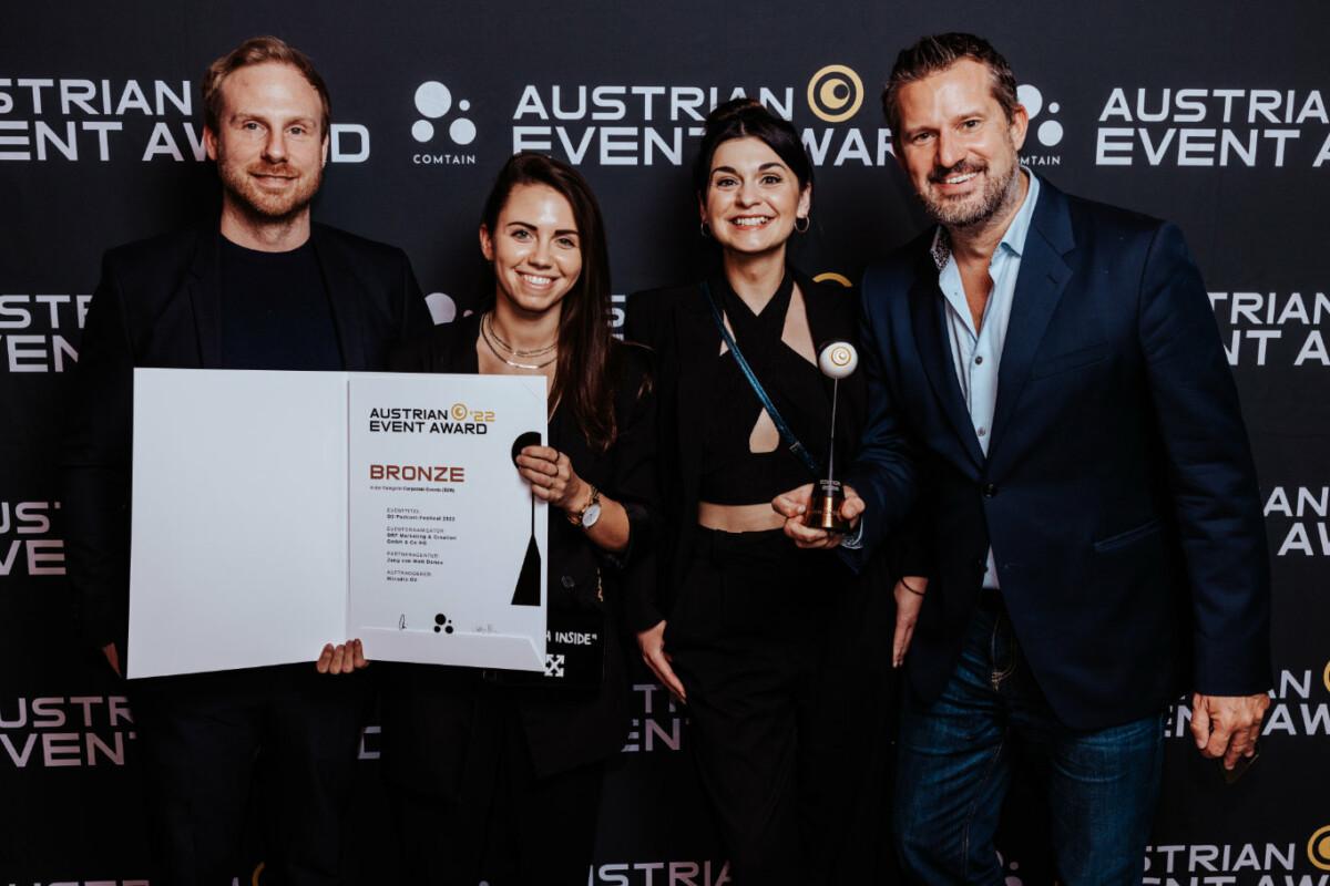 Austrian Event Award Edition 2022 Gewinner © COMTAIN/inShot